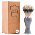 thumbnail image 3 of Parker Gray & Rose Gold Handle Silvertip Badger Shave Brush & Stand, 3 of 4