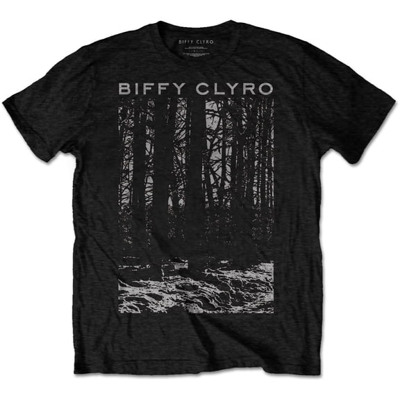 Men's Biffy Clyro Tree Slim Fit T-shirt Small Black