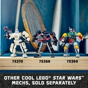 LEGO Star Wars Darth Vader Mech Buildable Star Wars Action Figure, this Collectible Star Wars Toy for Kids Ages 6 and Up Features an Opening Cockpit, Buildable Lightsaber and 1 LEGO Minifigure, 75368