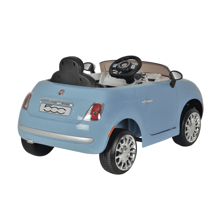 Ride-on bil Fiat 500 blå, med färg: blå : : Hobby & hantverk
