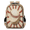 Black, variant on Candy Cane Holly Multi-Functional Backpack, 16" Waterproof Travel Casual Daypack with Reflective Strip, Merry Christmas Plaid Work Laptop Backpack for Men Women
