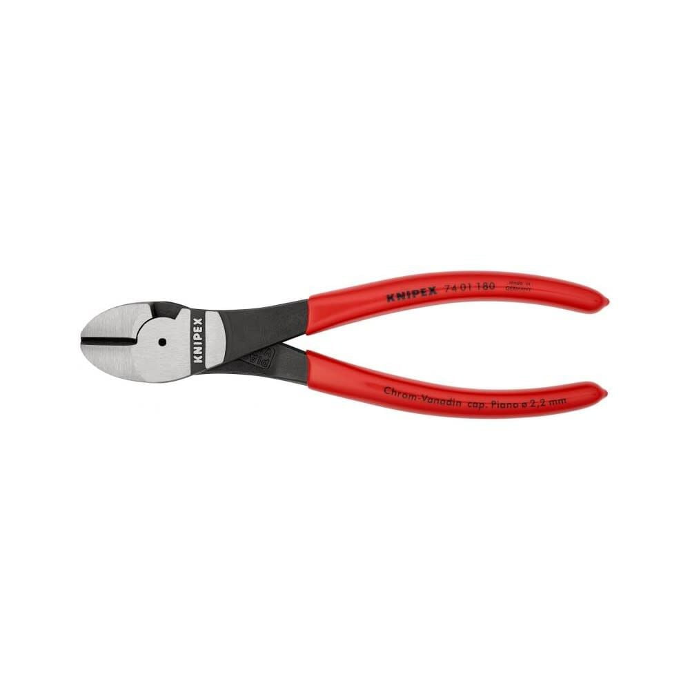 KNIPEX Tools - High Leverage Diagonal Cutters (7401180SBA)