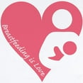 thumbnail image 2 of CafePress - Breastfeeding Is Love Infant Bodysuit - Baby Light Bodysuit, Size Newborn - 24 Months, 2 of 4