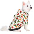 thumbnail image 5 of Cauagu Christmas Hat Cute Puppy Pattern Winter Pet Hoodie Sweatshirts- Dog Hoodie Sweater with Leash Hole - Cute Dog Hoodie - Pet Clothes Puppy Cat Custume -X-Large, 5 of 8