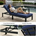 thumbnail image 6 of RADIATA 11-Piece Modern Aluminum Patio Furniture Set with High-Back Seating, Aluminum Outdoor Sectional Sofa with Chaise Lounges and Fire Pit Table, 500 lbs Weight Capacity, Navy Blue, 6 of 9