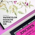 thumbnail image 3 of Arches Aquarelle Hot Pressed Watercolor Pad 11.69"X16.53"- 140lb, 12 Sheets, 3 of 7