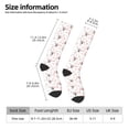 thumbnail image 3 of Bixox Heart Panda Patterned Men's and Women's Knee Socks High Socks Outdoor Sports Socks, 3 of 5