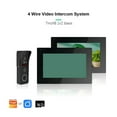 thumbnail image 1 of Metal Doorbell Video Intercom System For Home Tuya Smart Video Doorhpone Camera 160° 4-Wired 1080P Touch Monitor ,Smart Detection, 1 of 4