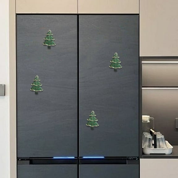 Christmas Refrigerator Car Magnets Decoration, Magnetic Xmas Decorative Door Stickers Decors Fridge Protector Car Decals, Holiday Garage Door Decoration Magnet for Mailbox Cruise Door Dishwasher