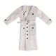 thumbnail image 1 of Figura 1/6 Cortavientos largo DIY Muñeca Vestida Coleccionable Miniatura de Moda Blanco, 1 of 9
