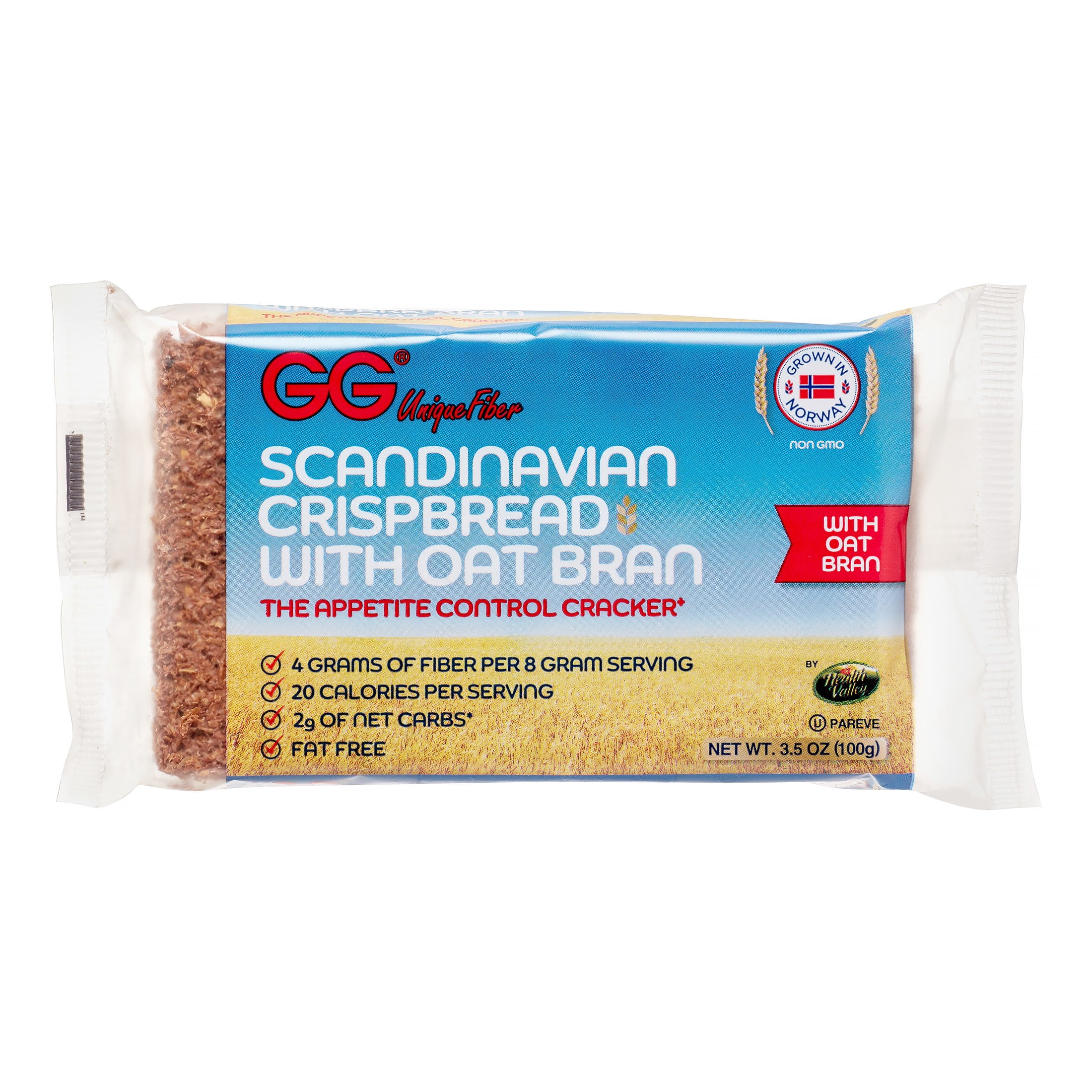 GG Scandinavian Bran Crispbread, with Oat Bran, 3.5 Oz