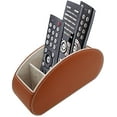 thumbnail image 4 of (Marron) - Organisateur de Télécommande de Table en Cuir avec 5 Compartiments Spacieux (Marron), 4 of 8