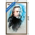 thumbnail image 3 of Star Wars: The Last Jedi - Luke Wall Poster, 22.375" x 34", Framed, 3 of 3