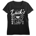 thumbnail image 4 of Lady Luck's Lounge Women's Black Short Sleeve Tee-Small, 4 of 7