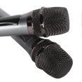 thumbnail image 3 of Lot de 2 microphones dynamiques sans fil avec écran LED, pour la maison, le karaoké et la scène, 3 of 4