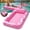 Pink, variant on MDHAND Inflatable Pool Lounger Float, 46 x 70 in Large PVC Air Mattress for Multiple Users, with Pillow & Anchor Rope for Lake Beach, Pink