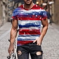 thumbnail image 2 of UVEASISHA Patriotic T Shirts for Men Funny,Mens USA Flag American 4th of July T Shirt Short Sleeve Independence Day Tshirts Street Soldier Muscle Tops Tee Shirt Graphic Tees 2025, 2 of 5