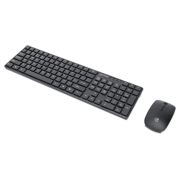 Manhattan Wireless Keyboard and Optical Mouse Set - One 2.4 GHz USB ...
