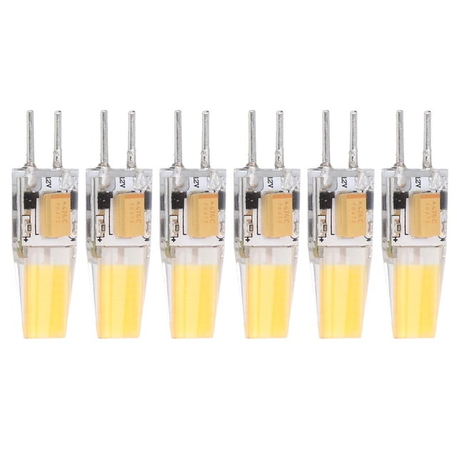 Light 6pcs Gy6.35 Bombilla 5W AC DC12V Limitación De Mazorca Bombilla De Techo De Silicona De Ahorro De Energía Para Sala De Estar