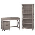 thumbnail image 1 of Bush Furniture Clé Ouest Bureau 3 Pièces en Gris Lavé, 1 of 13
