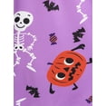 thumbnail image 5 of Rosegal Women's Plus Size Lace Up Pumpkin Skeleton Print Halloween Dress, 5 of 5