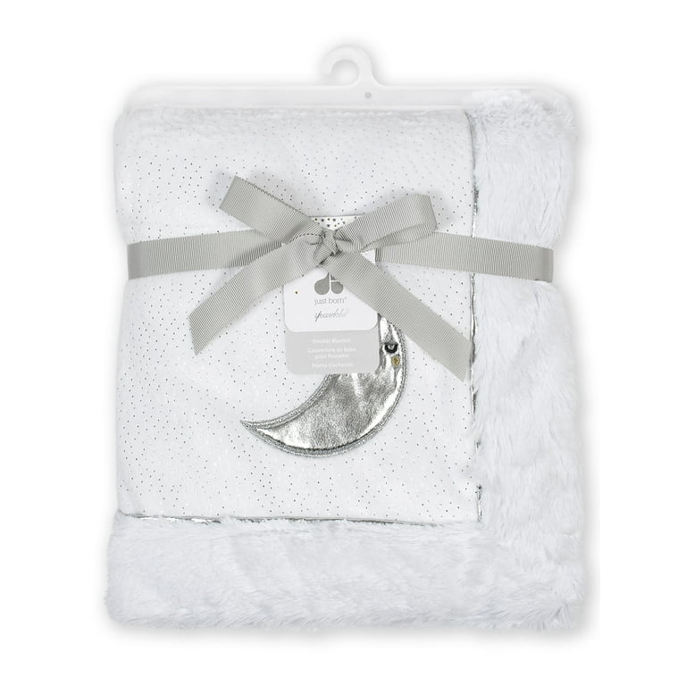 Just Born Baby Neutral Plush Blanket Moon Walmart
