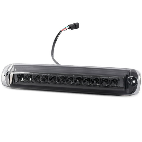 Ikon Motorsports Compatible with 99-06 Silverado Sierra 07 Classic LED 3rd Brake Light Cargo Reverse Smoke