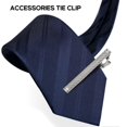 thumbnail image 4 of 3 Pcs Tie Clips for Men Tie Bar Clip Set for Regular Ties Necktie Wedding Business, 4 of 5