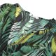 thumbnail image 3 of Faldas acampanadas divididas para mujer, falda de cintura alta con estampado de leopardo XBTCLXEBCO estampado de hojas, 3 of 6