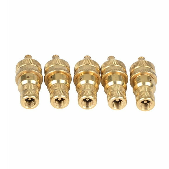 Thinsony 5Pcs Car Brass Tire Wheel Deflators Valve Adjustable Connector Upgrading
