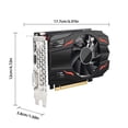 thumbnail image 4 of RX550 PC de escritorio Tarjetas gráficas PCI-E3.08X DDR5 4GB Tarjeta gráfica para juegos 128 Bit Sywqhk Para estrenar, 4 of 4