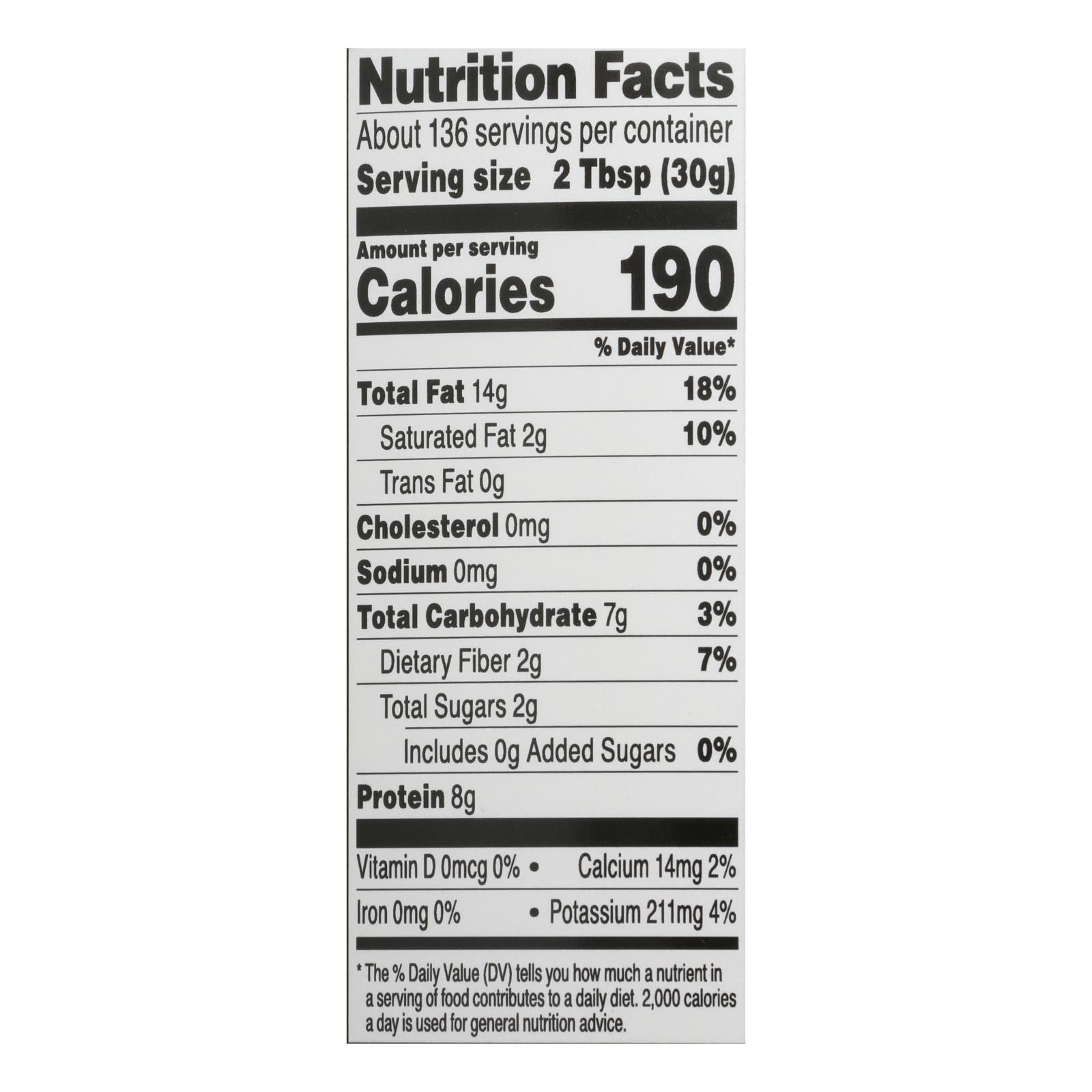 Once Again Unsweetened Creamy Organic Peanut Butter 9 lb