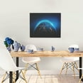 thumbnail image 5 of Picia Planet Earth Pattern Decorative Picture – Unique Wall Art, Modern Canvas Print for Trendy Interiors (Horizontal), 5 of 6
