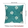 thumbnail image 4 of BANET Throw Pillow Cover Set of 2, Motifs of The with Geometric Composition Far East Asia, Decorative Square Covers for Couch Bed &amp; Sofa, Teal Pale Blue White 20x20in, 4 of 7