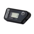 thumbnail image 1 of Medidor de horas de vibración digital completo resistente al agua reiniciable medidor de horas de vibración inalámbrico para todas las máquinas vibratorias motocicleta moto de nieve Atv (negro) JFHHH pequeña, 1 of 5