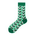 thumbnail image 1 of Calcetines de moda de otoño e invierno para hombres y mujeres, calcetines de patineta con dibujos de animales y rompecabezas de colores, 1 of 1