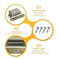 thumbnail image 4 of Uxcell 2Pcs Cabinet Magnet Latch, Adhesive Drawer Latch Magnetic Cabinet Catches Sliding Door Closure for Cabinet Kitchen Closet Doors, Bronze, 4 of 6