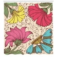 thumbnail image 3 of Ambesonne Aster Shower Curtain, Old Fashioned Art, 69"Wx75"L, Multicolor, 3 of 3