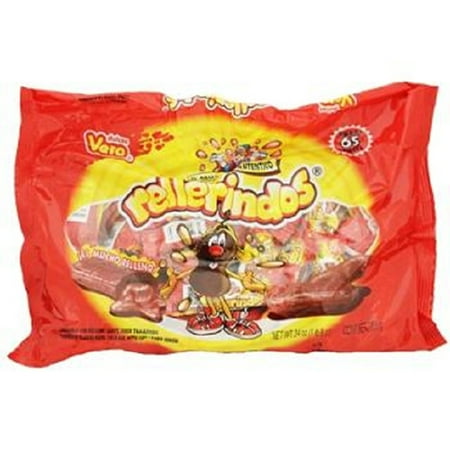 Vero Mexican Tamarindo Candy Rellerindos - 65 Count (Best Mexican Candy Ever)