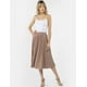 thumbnail image 3 of Falda plisada brillo sutil AMAD cafe S AMAD SS22-F16, 3 of 4