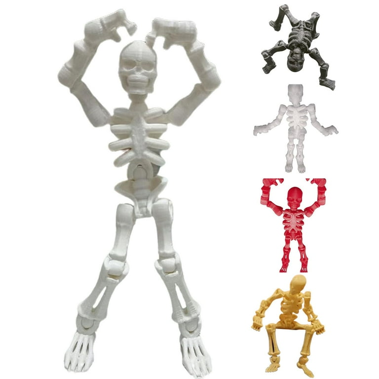 3D Printed Skeleton Action Figure, Multi-jointed Titan 13