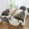 thumbnail image 2 of Yayeee Tablecloths 60" x 120" Rectangle Wrinkle Resistant Party Table Cover, Hand Drawn Christmas Stars, 2 of 8