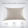 thumbnail image 4 of HZKAICUN Satin Pillowcase for Hair and Skin, 2-Pack - Standard Size Pillow Cases - Satin Pillow Covers with Envelope Closure, 4 of 8
