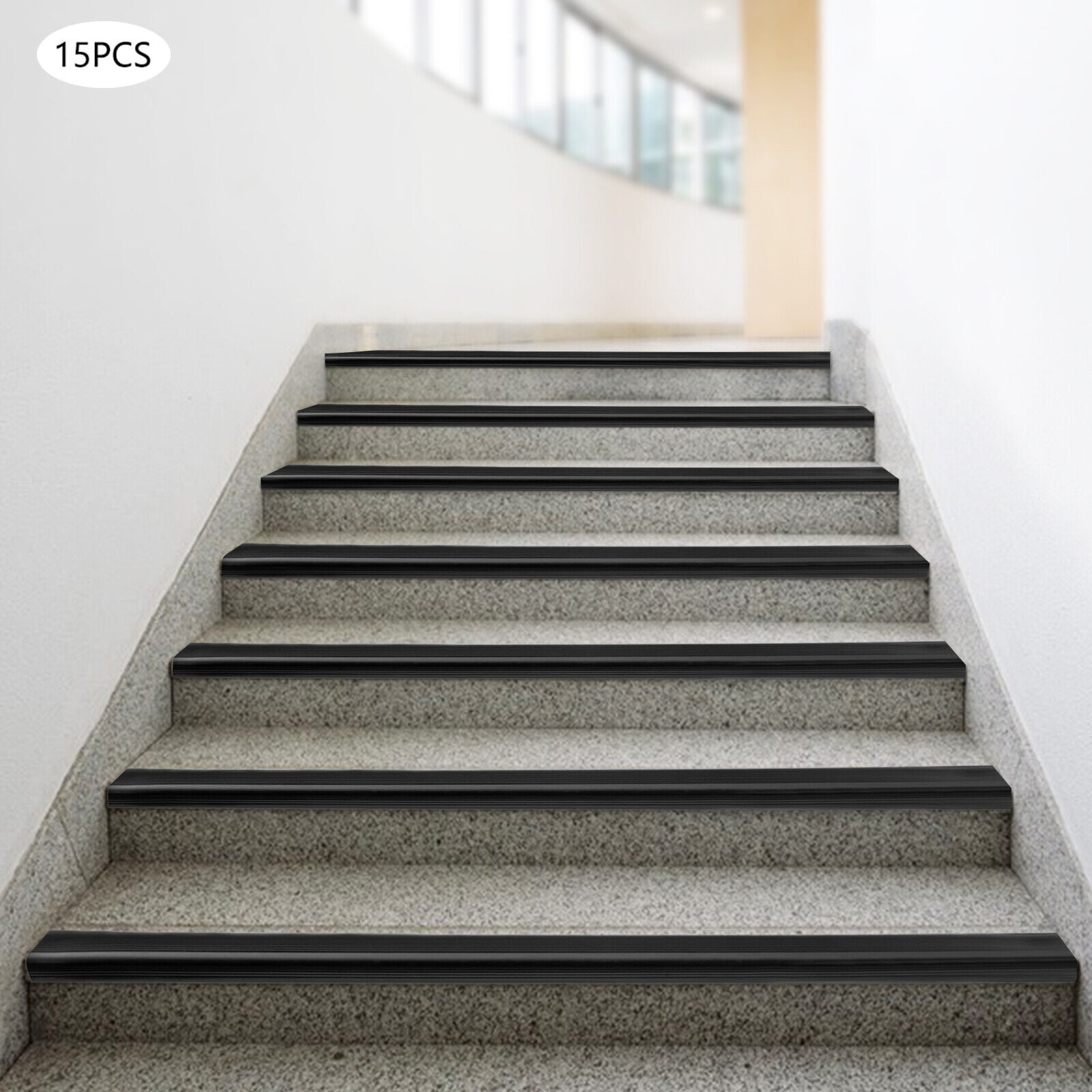 Stair Edge Protector Anti-Slip Stair Corner Waterproof Step Edge Trim 15pcs/Set