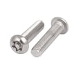 thumbnail image 4 of M6x25mm 304 Stainless Steel Button Head Torx Security Tamper Proof Screws 5pcs, 4 of 5