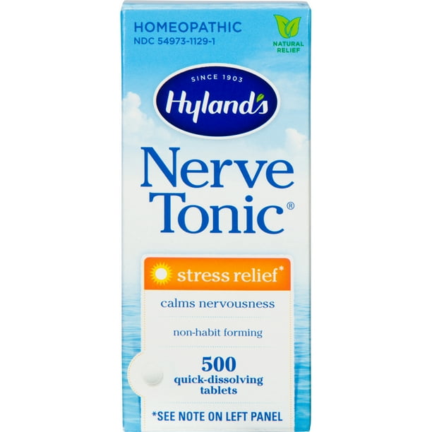 Hyland's Nerve Tonic Stress Relief Tablets, Natural Relief of Stress