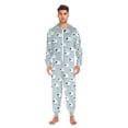 thumbnail image 3 of FORMRS Onesies Pajama for Adults Unisex Hoodie Winter Jumpsuit One Piece Sleepwear, Sizes S-2XL, Cartoon Sheep Pattern, 3 of 7