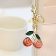thumbnail image 7 of Cherry Bag Charm Purse Charms Keychain- Car Cherry Accessories keychian Gifts for Women Christmas Gifts For Women Valentine Bag Gifts For Women(Pink), 7 of 7