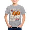 thumbnail image 4 of PMVFHDE T-Shirts Graphiques de Rentrée Scolaire pour Garçons Confortables Décontractés Col Rond Manches Courtes Coupe Ample Hauts pour Jeunes Enfants Gris, 6-7 Ans, 4 of 4