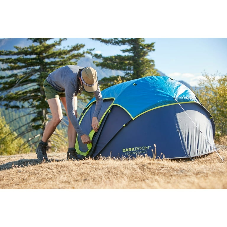 Coleman Pop-Up 2-Person Camp Tent with Dark Room Technology